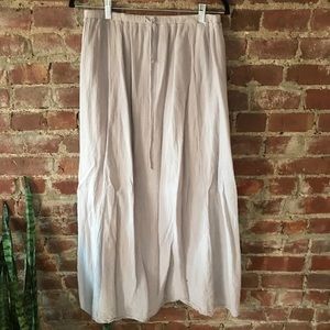Velvet Cotton Grey/lavender Maxi Skirt